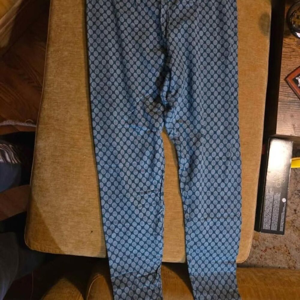 Old-navy Women's Grey and Blue Leggings